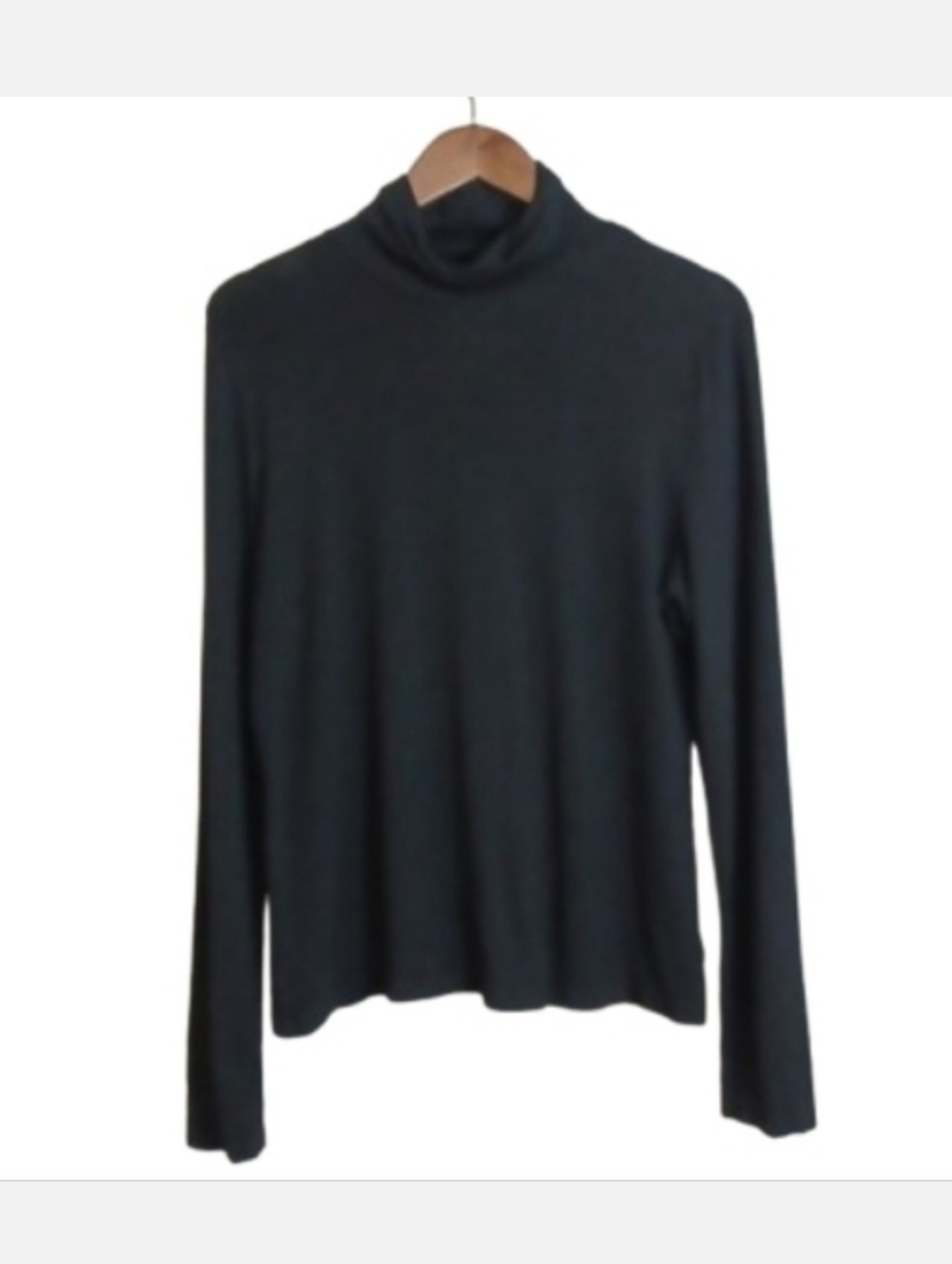 SET OF Ralph Lauren & Investments Women's Black Turtleneck Tops Size Large 2 Ct.
